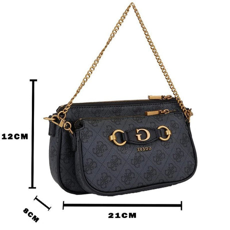 GUESS Izzy Double Pouch Cross BAG - Runner