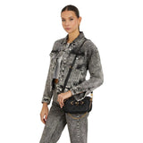 GUESS Izzy Double Pouch Cross BAG - Runner