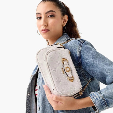 GUESS Izzy Double Pouch Cross BAG - Runner