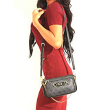 GUESS Izzy Double Pouch Cross BAG - Runner
