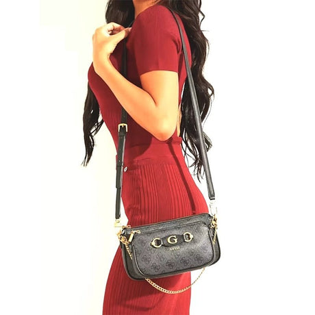 GUESS Izzy Double Pouch Cross BAG - Runner
