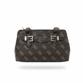 GUESS Katya Mini Satchel Handbag BLACK GB534 - Runner