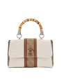 Guess Kerima Bamboo Top Handle Flap Bag GB377 - Runner