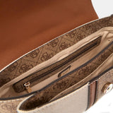 Guess Kerima Bamboo Top Handle Flap Bag GB377 - Runner