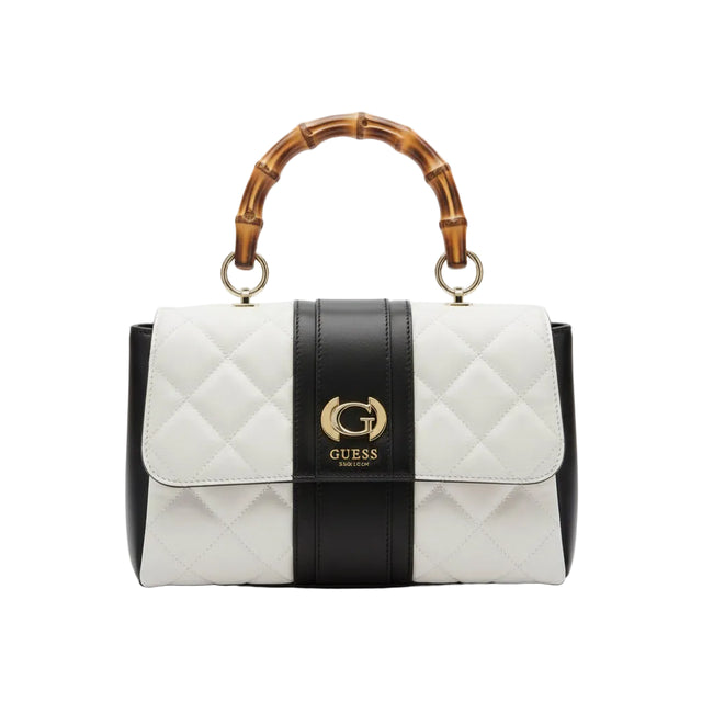 Guess Kerima Bamboo Top Handle Flap Bag GB378 - Runner
