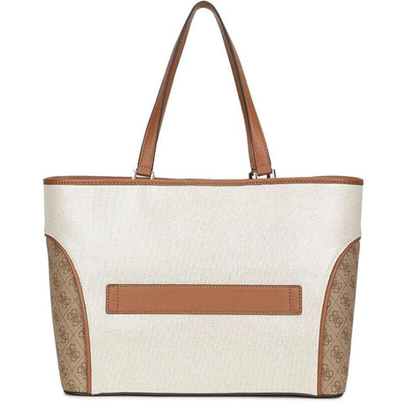 Guess Kerima Tote Natural/Milk Logo, Natural / Milk Logo Bag GB352 - Runner