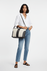 Guess Kerima Tote Natural/Milk Logo, Natural / Milk Logo Bag GB353 - Runner