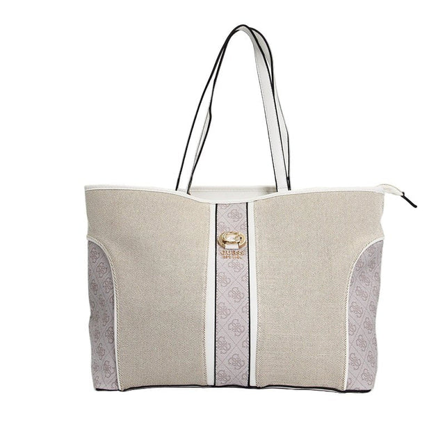 Guess Kerima Tote Natural/Milk Logo, Natural / Milk Logo Bag GB354 - Runner