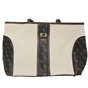 Guess Kerima Tote Natural/Milk Logo, Natural / Milk Logo Bag GB358 - Runner