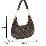 GUESS Kuba 4G Peony Logo Hobo Shoulder Bag - Runner