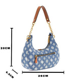 GUESS Kuba 4G Peony Logo Hobo Shoulder Bag - Runner