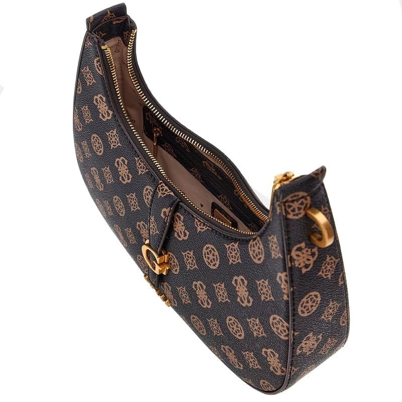 GUESS Kuba 4G Peony Logo Hobo Shoulder Bag - Runner