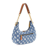 GUESS Kuba 4G Peony Logo Hobo Shoulder Bag - Runner