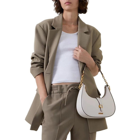 GUESS Kuba 4G Peony Logo Hobo Shoulder Bag - Runner