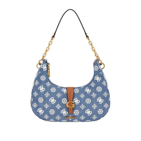 GUESS Kuba 4G Peony Logo Hobo Shoulder Bag - Runner