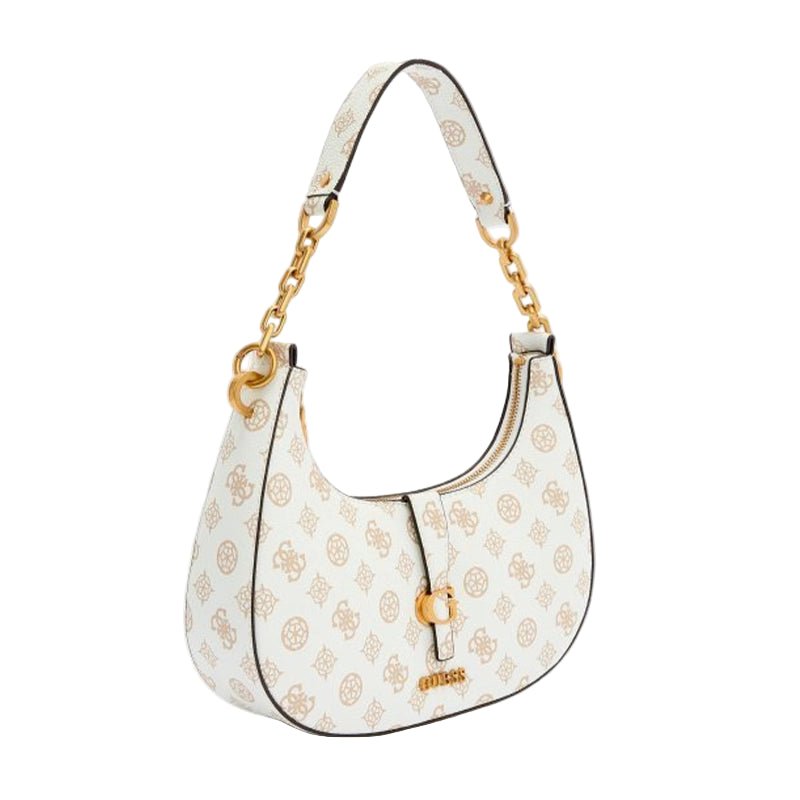 GUESS Kuba 4G Peony Logo Hobo Shoulder Bag - Runner