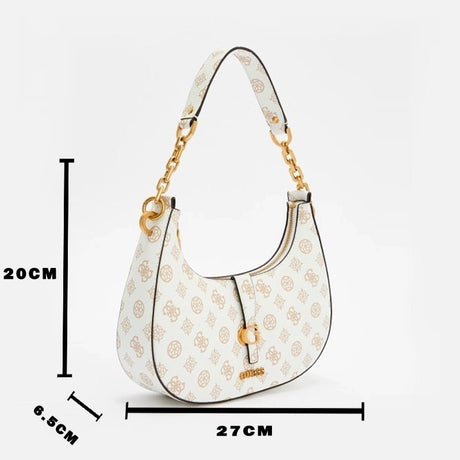 GUESS Kuba 4G Peony Logo Hobo Shoulder Bag - Runner