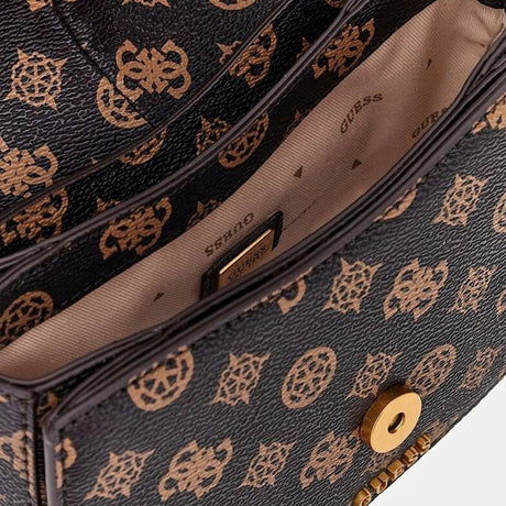 Guess Kuba Tri Compartment Flap bag - WHITE - Runner