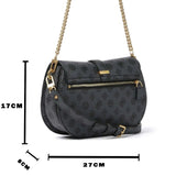 Guess Kuba Tri Compartment Flap bag - WHITE - Runner