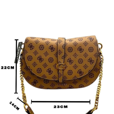 Guess Kuba Tri Compartment Flap bag - WHITE - Runner