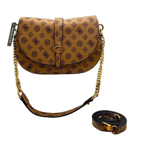 Guess Kuba Tri Compartment Flap bag - WHITE - Runner