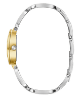 GUESS Ladies 2 - Tone Gold Tone Analog W GW0683L6 GGW10 - Runner