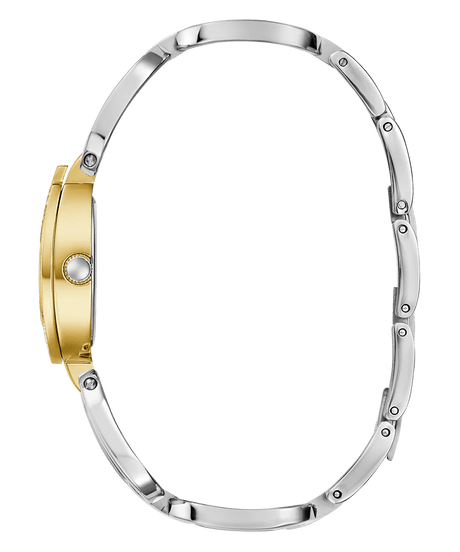GUESS Ladies 2 - Tone Gold Tone Analog W GW0683L6 GGW10 - Runner