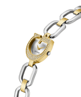 GUESS Ladies 2 - Tone Gold Tone Analog W GW0683L6 GGW10 - Runner