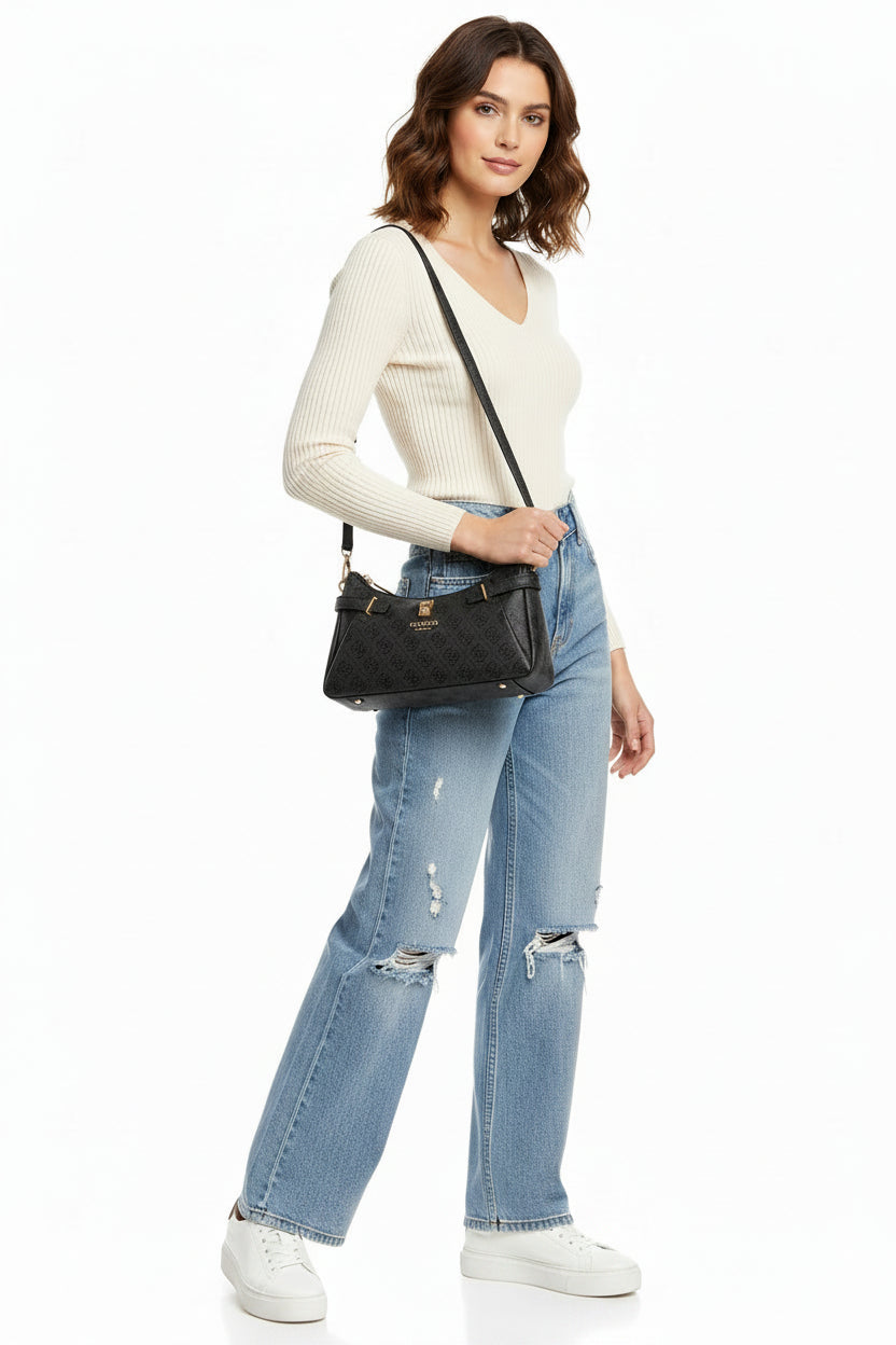 GUESS Leona Logo Shoulder Bag GB523 - Runner
