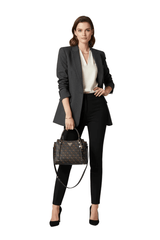 GUESS Noelle Basique Signature Logo Girlfriend Satchel Bag - Runner