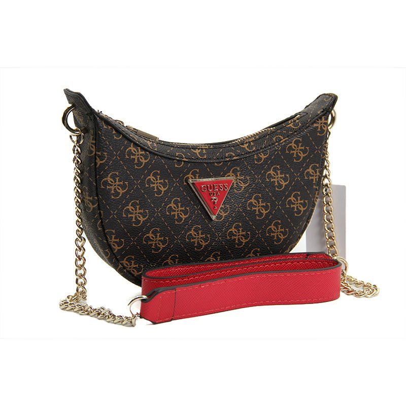 GUESS Noelle Top Zip Shoulder Bag - Runner