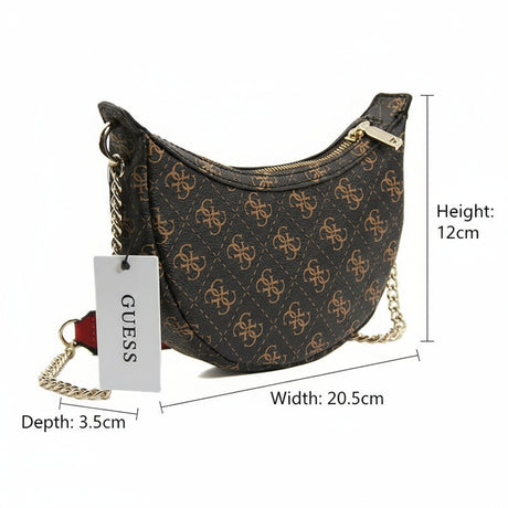 GUESS Noelle Top Zip Shoulder Bag - Runner