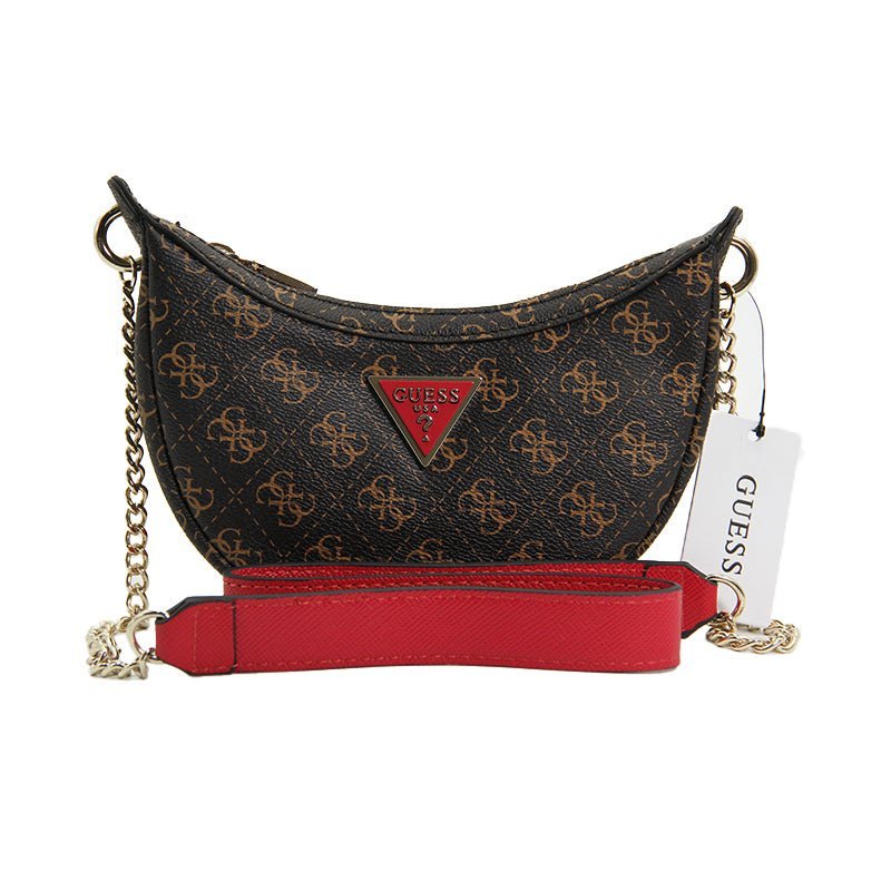 GUESS Noelle Top Zip Shoulder Bag - Runner