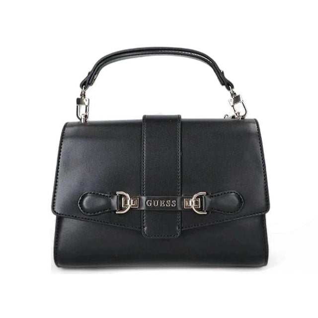 GUESS Nolana Patent Mini Handbag - BLACK - GB331 - Runner