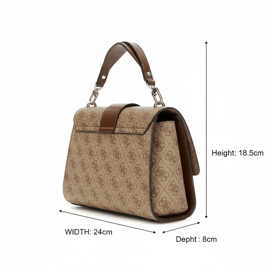 GUESS Nolana Top Handle Flap Bag - Runner