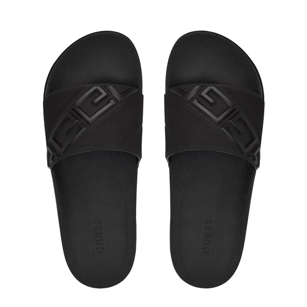 GUESS Odent Men's Slides - BLKBLK SLM30 - Runner