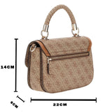 GUESS Orlina Logo Top Handle Flap - Runner