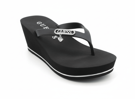 GUESS Sahira Foam Wedges blue flip - flops SLW39 - Runner