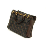 GUESS Sestri 4G logo mini handbag - BROWN - GB296 - Runner