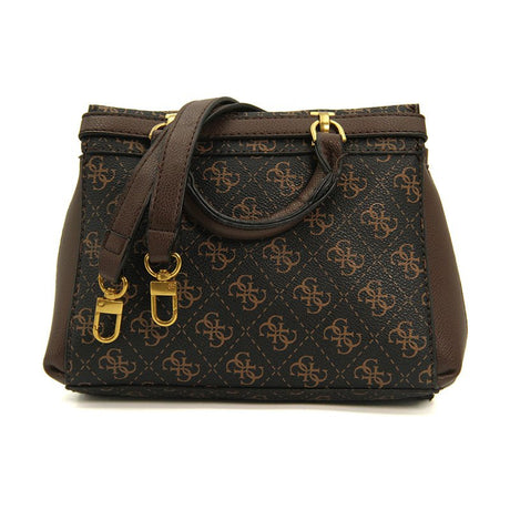 GUESS Sestri 4G logo mini handbag - BROWN - GB296 - Runner