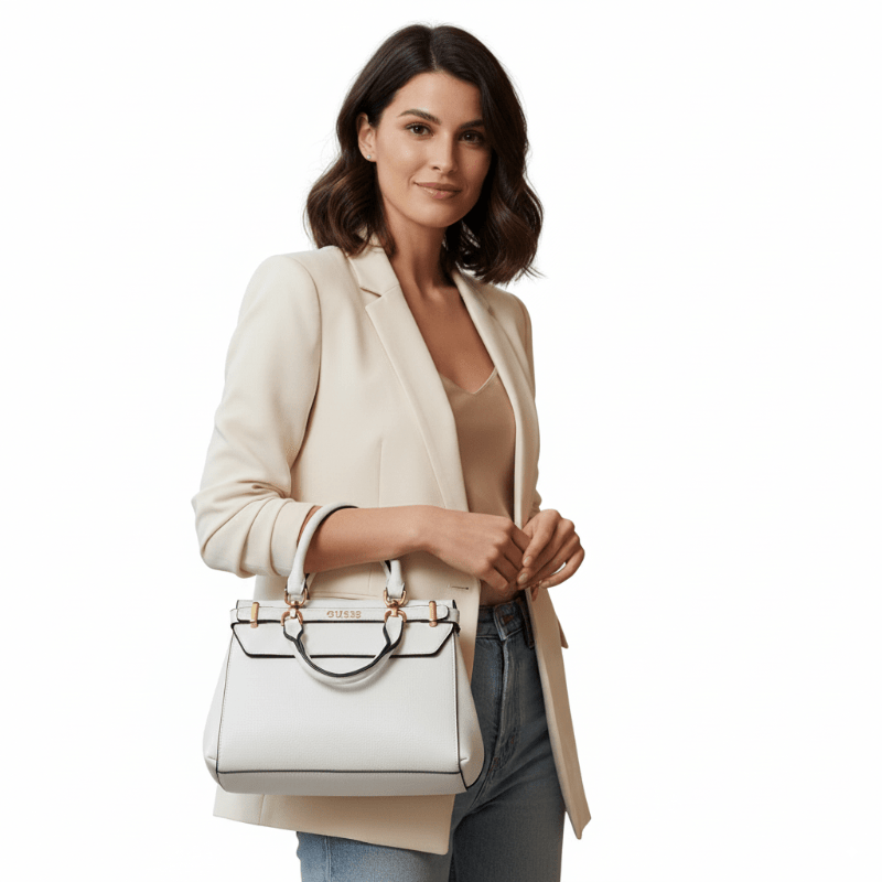 GUESS Sestri Logo Mini Satchel - Runner