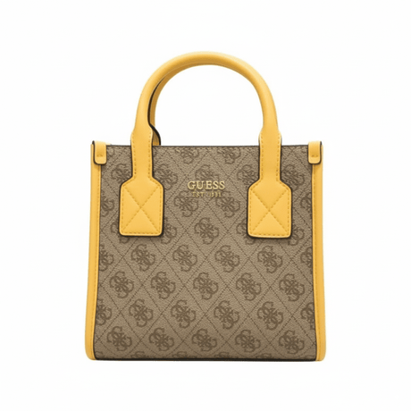 GUESS SILVANA MINI SHOULDER BAG - BROWN - GB16 - Runner