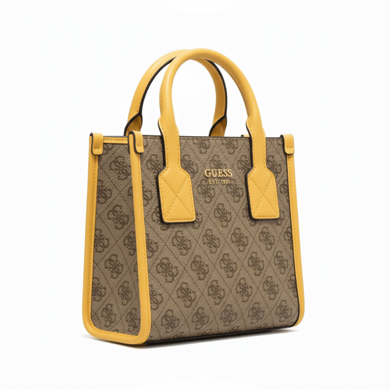 GUESS SILVANA MINI SHOULDER BAG - BROWN - GB16 - Runner