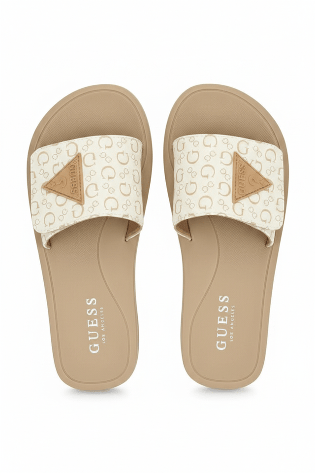 GUESS SLIDE PARTIES FLIP FLOPS WEDGE PLATFORM SLW58 - Runner
