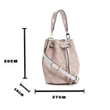 GUESS WASHINGTON DRAWSTRING BUCKET BAG - Runner