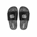 GUESS Women’s Black Rhinestone Accents Flip Flop Platform SLW32 - Runner