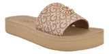 GUESS Women's Herraje G Sandal by Guess SLW67 - Runner