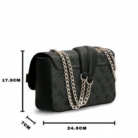 GUESS Zadie Logo Convertible Crossbody Bag - GREY - GB322 - Runner