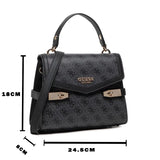 GUESS Zadie Logo Top Handle Flap Bag - Runner