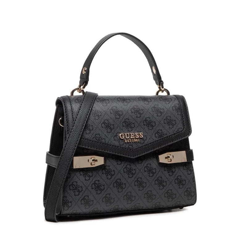 GUESS Zadie Logo Top Handle Flap Bag - Runner
